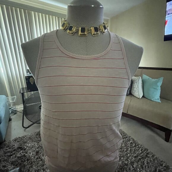 Sundry For Evereve Dress Size 1 Small The Weekender Striped Sleeveless Tank - Picture 2 of 14